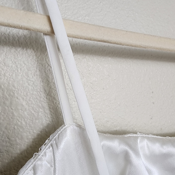 ML Monique Lhuillier Sleeveless Eyelet White Lace Midi Dress Women's Size 0 NWT - Picture 9 of 10